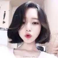  发型头像女短发2018款微信头像图片大全