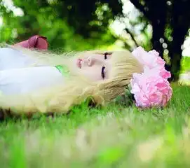  dnf美女玩家cos花仙子套装