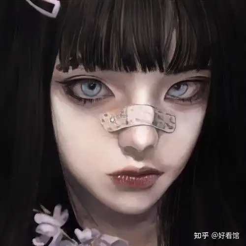 头像图片女卡通气质发型