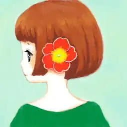  想做个留着短发简单的女孩