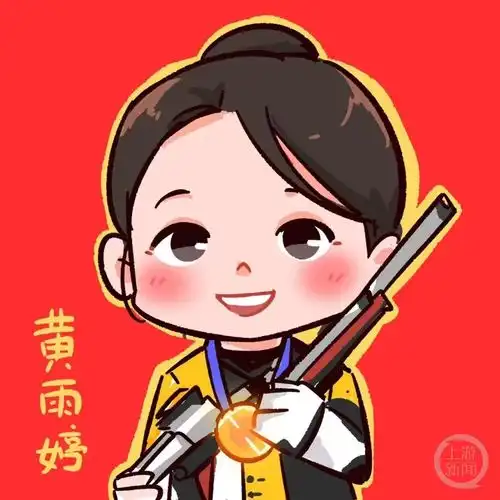  80后插画师为中国奥运健儿画q版萌图,网友可以直接当头像了