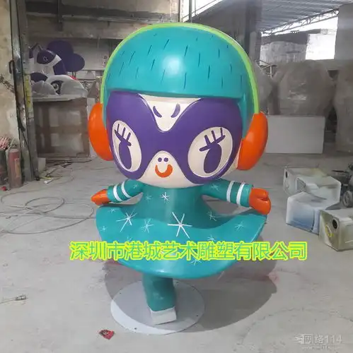 头像女图片卡通雕塑