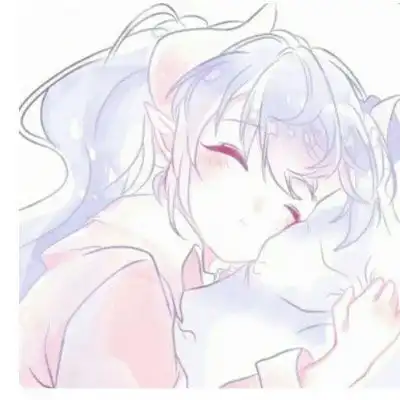  手绘00后可爱女生头像