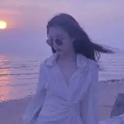 海边小清新风女头.有人感激过你qq女生头像我要个性网