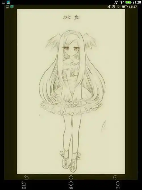  十二星座女生手绘图片