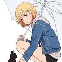  带着发夹的漫画头像带发夹的动漫女生头像