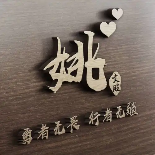  微信头像姓氏头像,30多款简约大气经典签名头像,不要错过