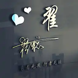 简约头像姓氏潘