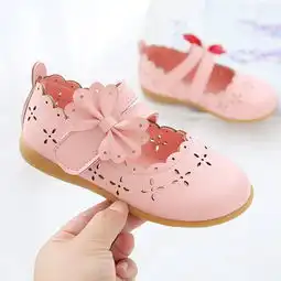  2019春秋季新款女童鞋软底防滑宝宝鞋皮鞋可爱花朵女童公主鞋单鞋,一品好特惠