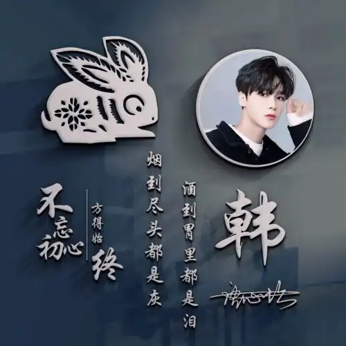  2022你的微信头像该换了,可爱卡通情侣姓氏签名头像,请查收带走
