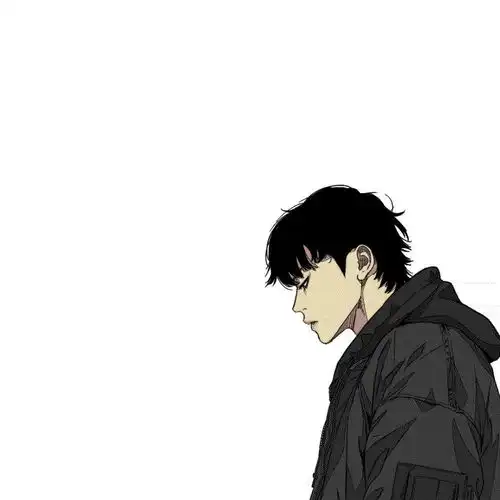  2022精选男头丨简约风留白动漫男生头像