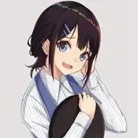  带着发夹的漫画头像带发夹的动漫女生头像