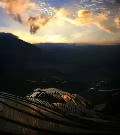  桂林漓江山水龙脊梯田相公山风光山水摄影