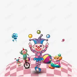  卡通手绘小丑愚人节插画素材图片免费下载高清psd千库网图片编号10144466