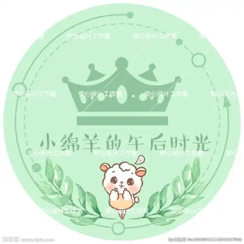  小清新绿色皇冠头像图片