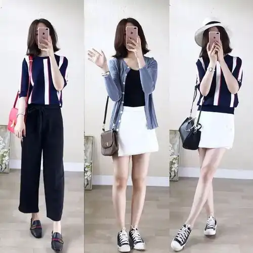  清爽气质的通勤穿搭参考