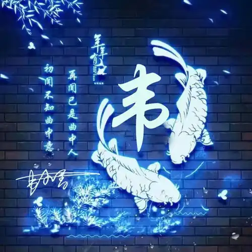  35张3d个性签名微信姓氏头像已做好,大气高端,喜欢请带走