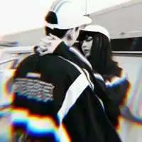  情人双人黑白帅气头像