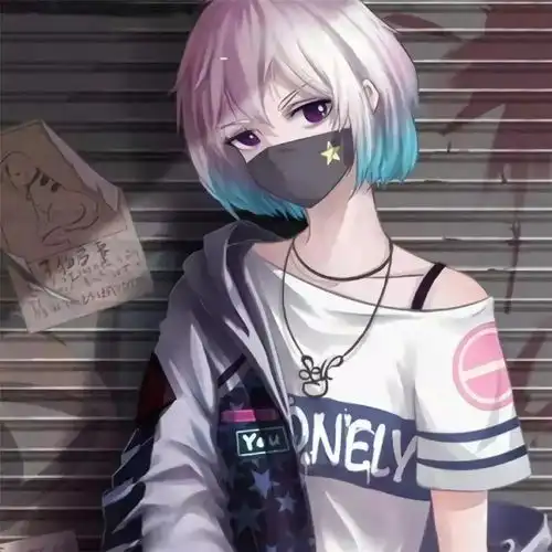  抖音超火的口罩情侣头像,单身人士非常羡慕