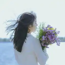 女生头像花朵唯美清新景