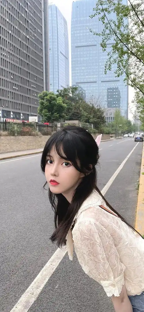  人像摄影作品壁纸清纯美女