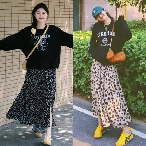  今年春天流行卫衣穿搭,减龄不装嫩,40女生穿出洋气高级感