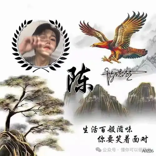  你该换个微信头像了,2025钢笔金色商务个性签名头像,请查收