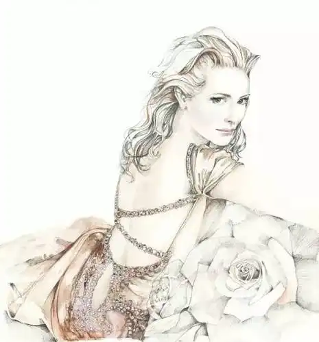  趣味干货清新脱俗的时尚插画magdalenakruszynska