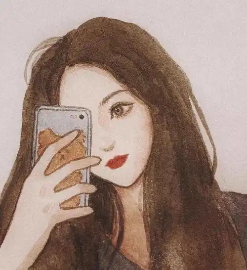  超美的女生头像,手绘头像