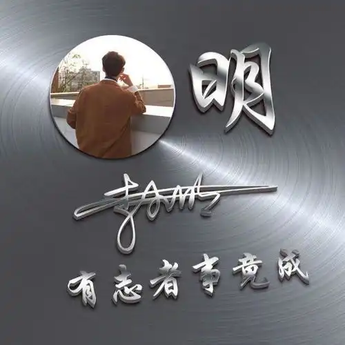  微信头像,姓氏头像,3d简约立体烫金签名头像,喜欢请带走生命