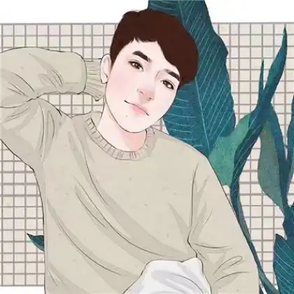 插画情侣头像一男一女,换上让身边的人都喜欢你