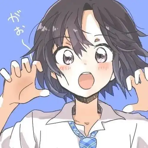 女生头像动漫手绘风