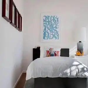  现代简约儿童房窗帘图片效果图