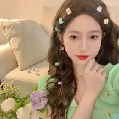  高清女生头像可爱真人qq微信女头