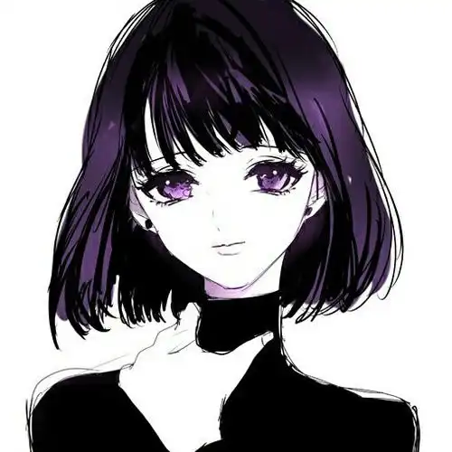 霸气高冷头像女生超拽冷酷森系动漫女生