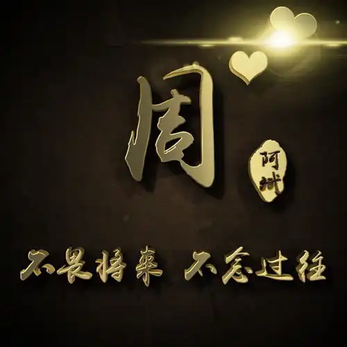 用你的姓氏姓名之做微信头像,精心设计了36张签名头像,请查收