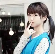 qq头像女生可爱萌 侧脸