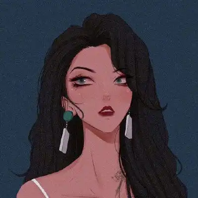  酷酷头像女生卡通社会潮图头像