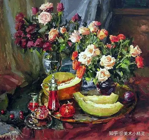 哇呜,这笔触这色彩,也太美了吧来自乌克兰zyuzkova.natalia的绘画作品