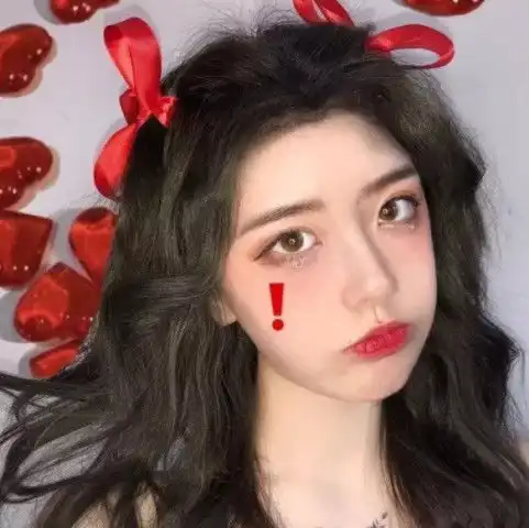 ins头像女生仙气侧脸动
