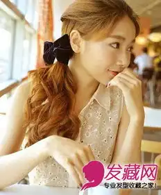  甜美感的小清新侧编发发型小清新气质爆棚10