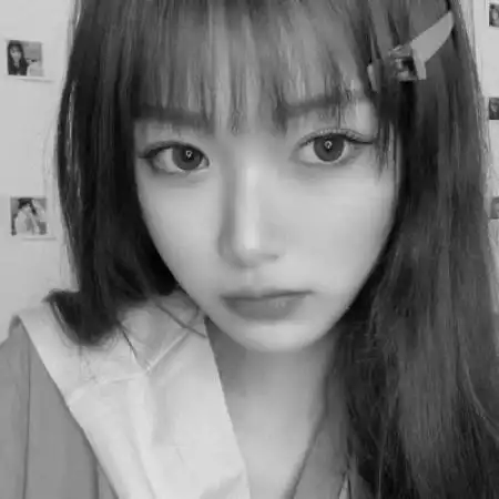  女生黑白头像,超好看的女生黑白头像图片