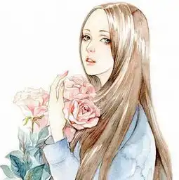 女生幸运头像图片手绘星