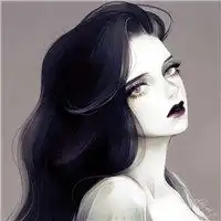  手绘女生头像霸气范黑白手绘女生头像霸气超拽