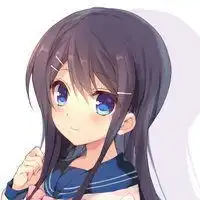 头像卡通可爱呆萌女画师