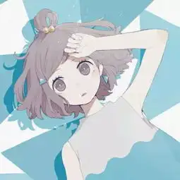 卡通头像可爱呆萌女童