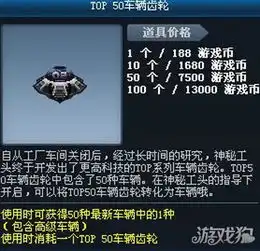  跑跑卡丁车top50齿轮top50车多少钱