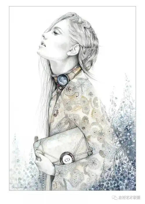  坚持只画手绘的插画家,她相信手绘有着独一无二的魅力