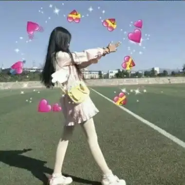闺蜜头像两人 抖音爱心