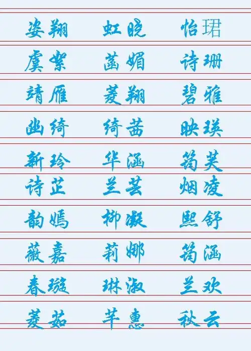  吉祥大气的取名宝典,男孩女孩都有,随便挑